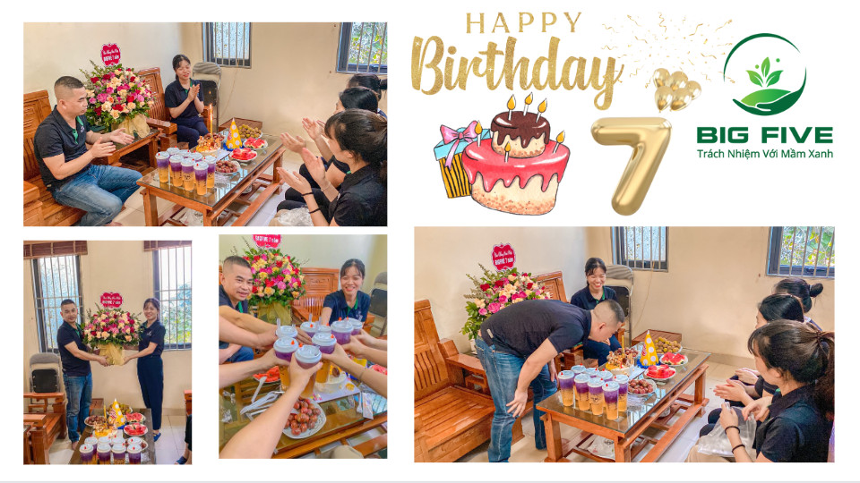 Chúc mừng sinh nhật BIGFIVE 7 tuổi